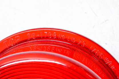 Dominion Auto 73-1785, 73-1786, SAE-IL ST-72 Round Red Lens NOS