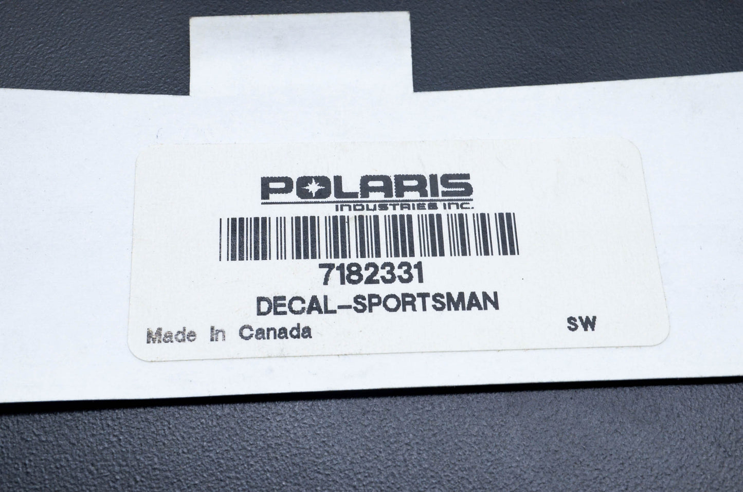New OEM Polaris 7182331 Sportsman Decal NOS