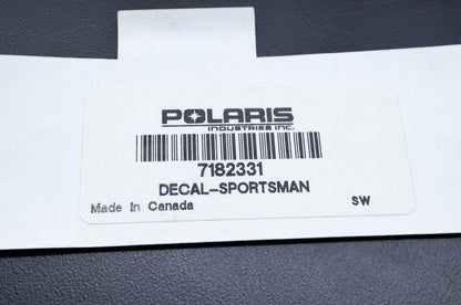 New OEM Polaris 7182331 Sportsman Decal NOS