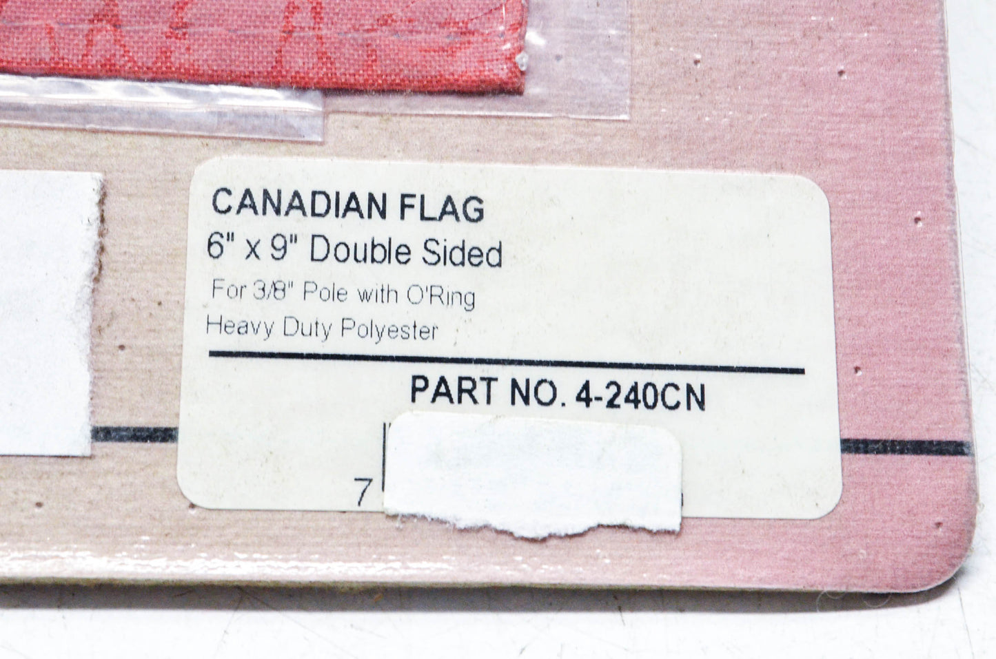 Show Chrome 4-240CN 6" x 9" Canadian Flag NOS