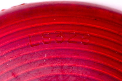 KD Lamp LS328 4" Round Red Lens