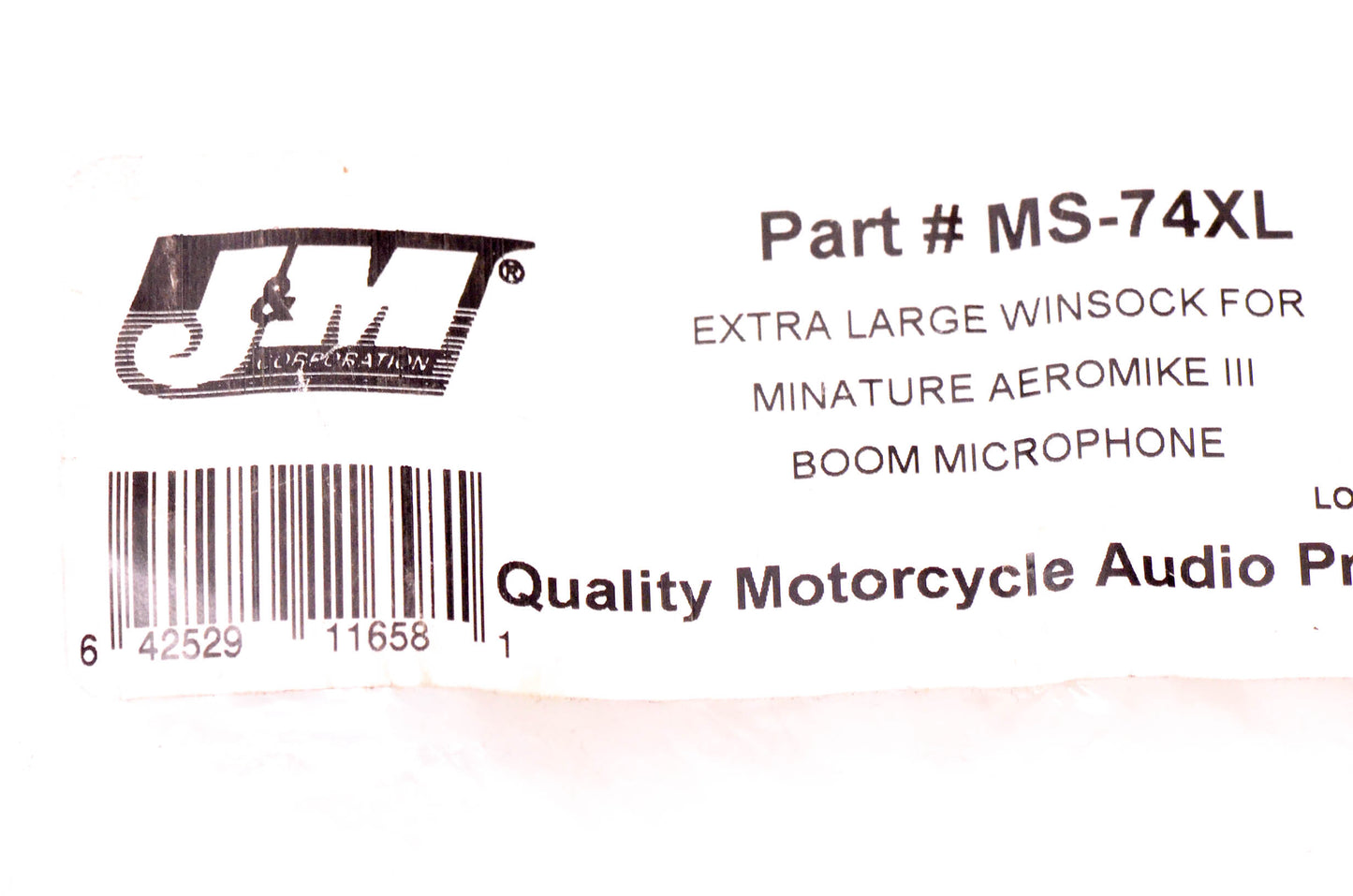J&M MS-74XL Aeromike Wind Sock NOS