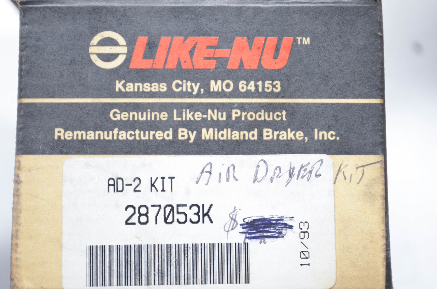 Midland 287053K Purge Valve Repair Kit NOS