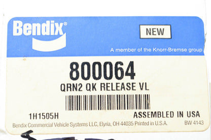 Bendix 800064 QRN2 Quick Release Valve NOS