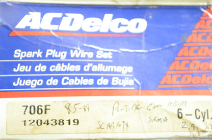 ACDelco 706F, 12043819 Spark Plug Wire Kit NOS