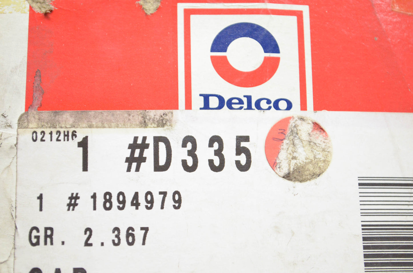 Delco D335, 1894979 Distributor Cap NOS