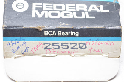 Federal Mogul 25520 BCA Bearing Cup NOS