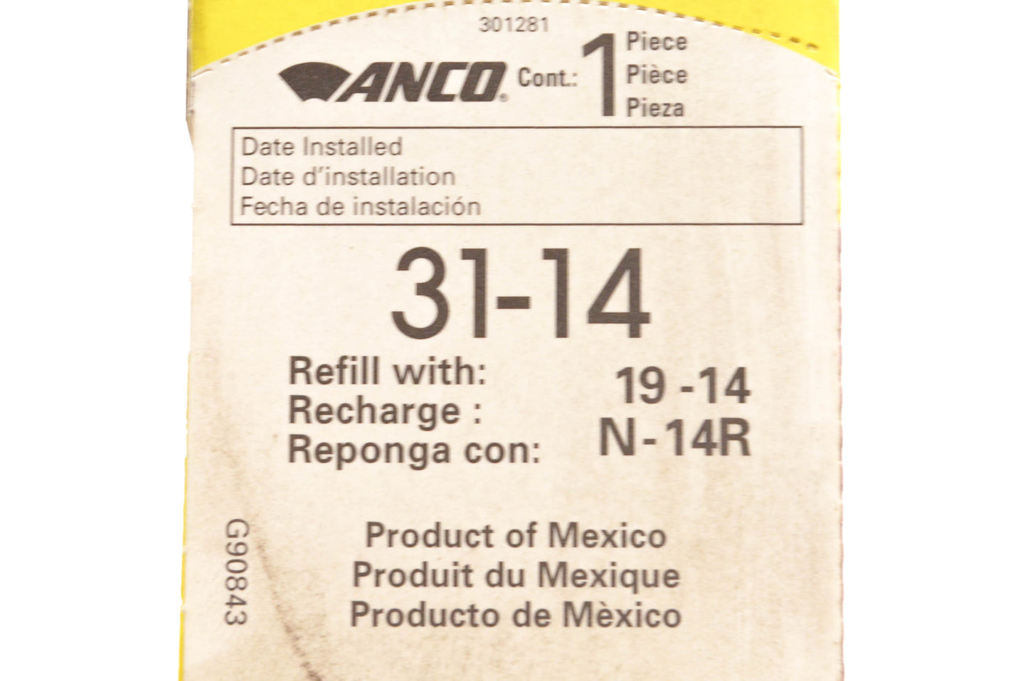 Anco 31-14 Wiper Blade 14 NOS