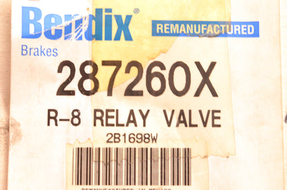 Bendix 287260X R-8 Relay Valve NOS