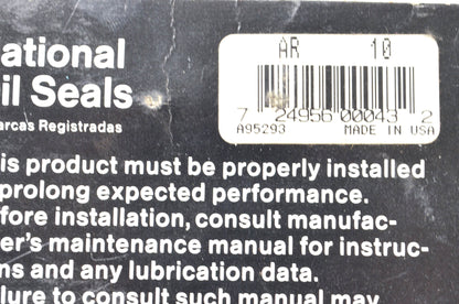 Federal Mogul AR 10, A95293 Oil Seal NOS
