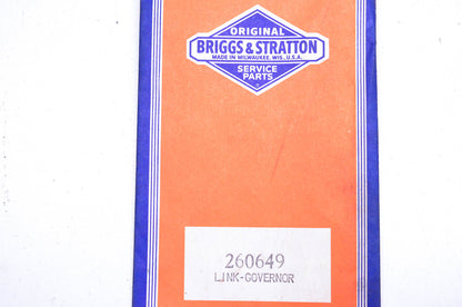 New OEM Briggs & Stratton 260649 Governor Link NOS
