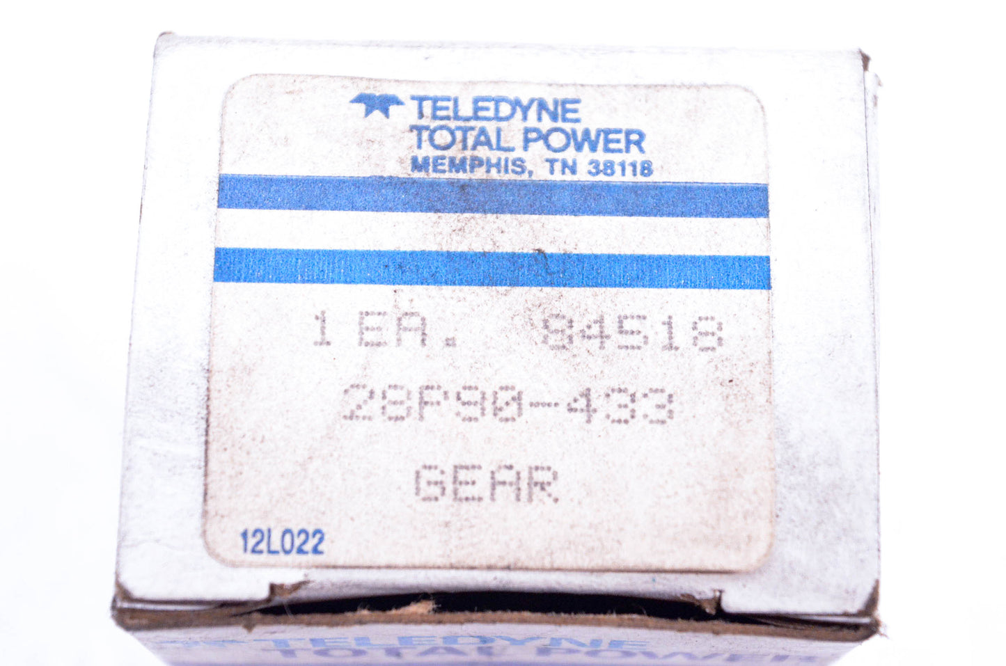 Teledyne Total Power 28P90-433, 84518 Gear Kit NOS