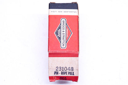 New OEM Briggs & Stratton 231048 Rope Pins Qty 2 NOS