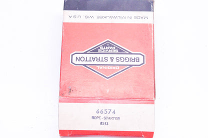 New OEM Briggs & Stratton 66574 Starter Rope NOS