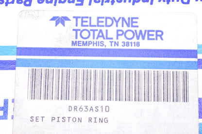 Teledyne Total Power DR63AS10 Piston Ring Kit NOS