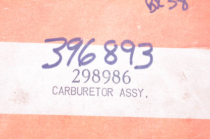 New OEM Briggs & Stratton 298986, 396893 Carburtetor Assembly NOS