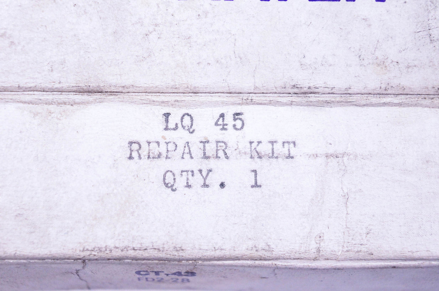 Teledyne Wisconsin LQ45 Carburetor Gasket Repair Kit NOS
