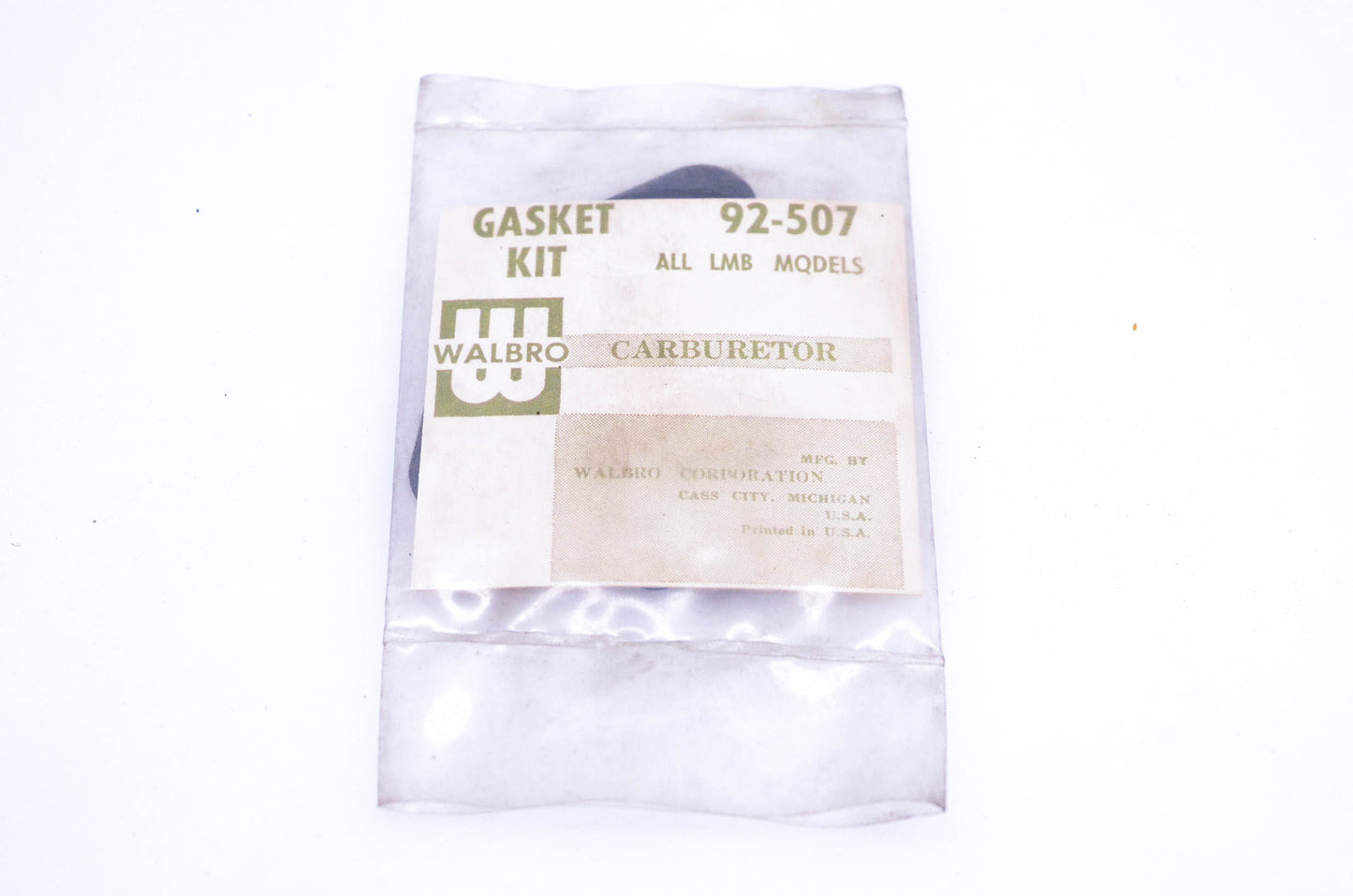 Walbro 92-507 LMB Carburetor Gasket Kit NOS