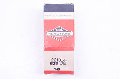 New OEM Briggs & Stratton 221014 Spring Anchor NOS