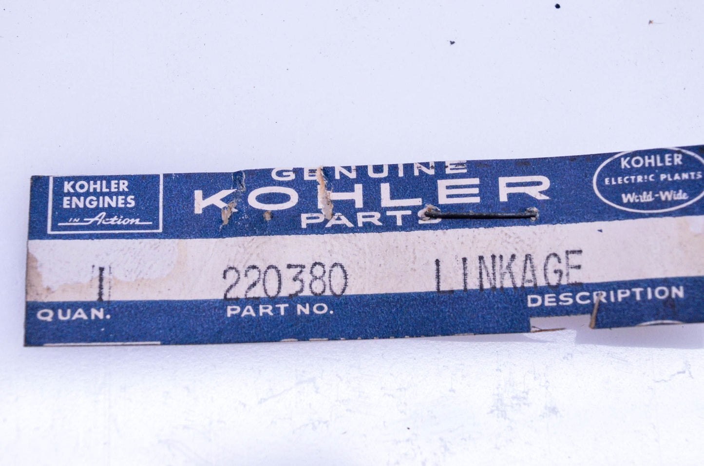 Kohler 220380 Linkage NOS