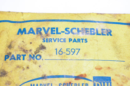 Marvel-Schebler 16-597 Carburetor Gasket Repair Kit NOS