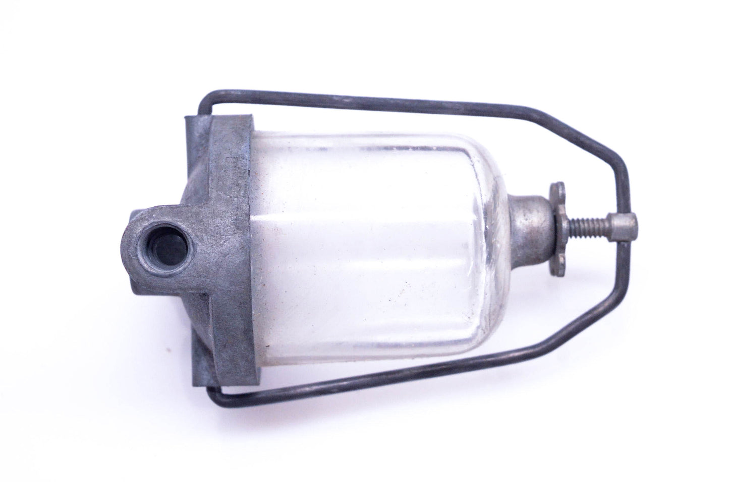 Crippen YG024-23 Glass Bowl Fuel Filter 1/2"-1/4" Inlet / Outlet NOS