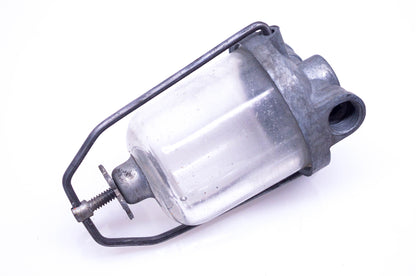 Crippen YG024-23 Glass Bowl Fuel Filter 1/2"-1/4" Inlet / Outlet NOS