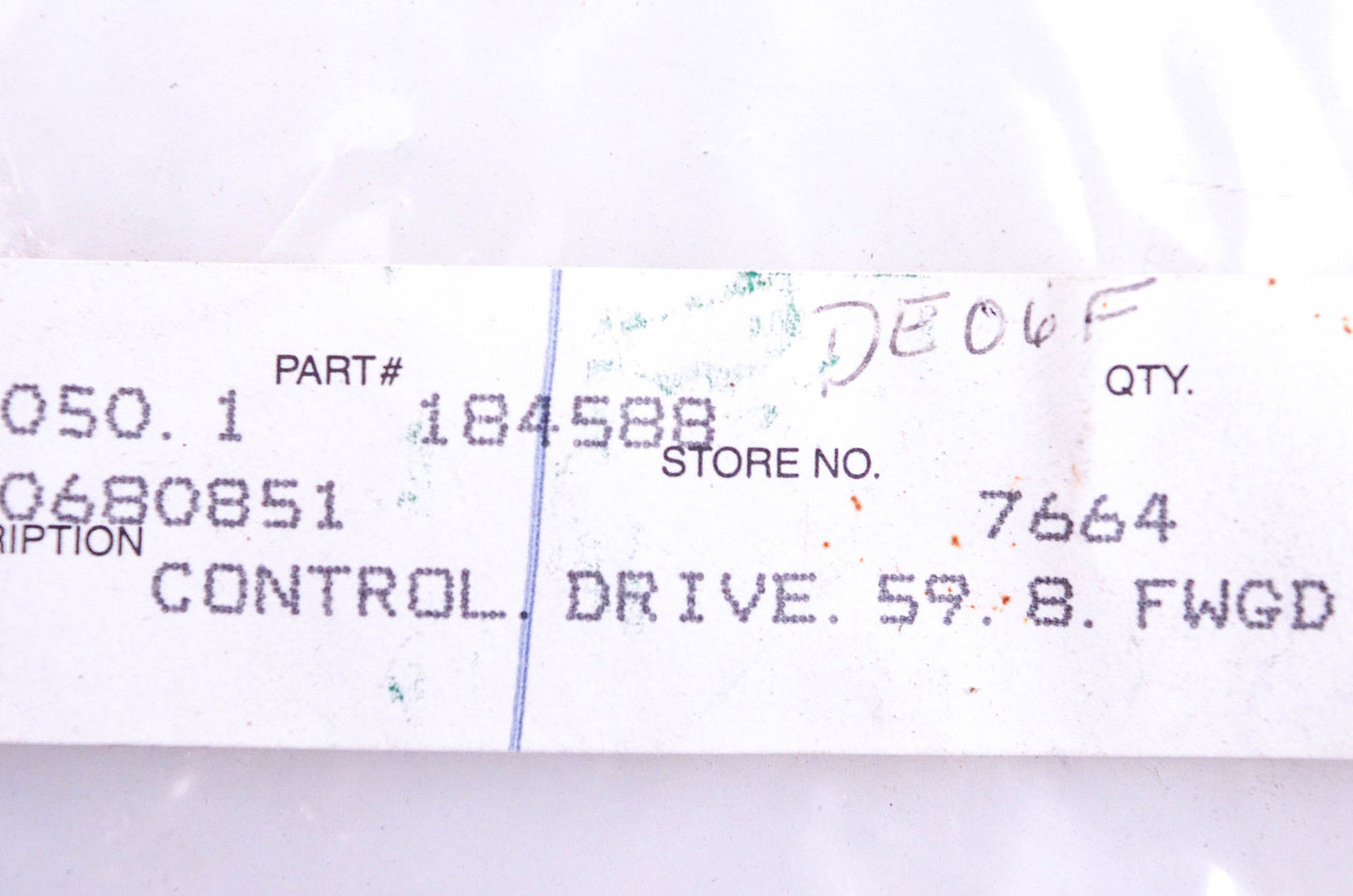 Craftsman 184588 Drive Control Cable Unit NOS
