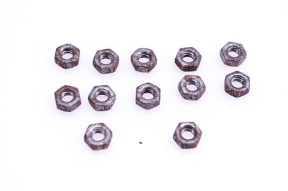 Aftermarket 4mm Nuts Qty 12 NOS