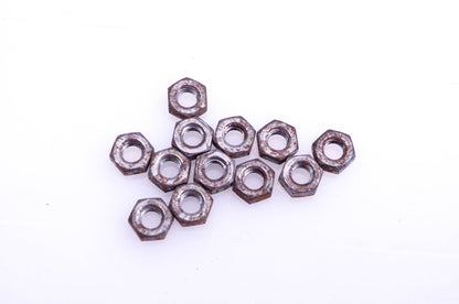 Aftermarket 4mm Nuts Qty 12 NOS
