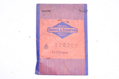 New OEM Briggs & Stratton 220381 Governor Crank Follower NOS