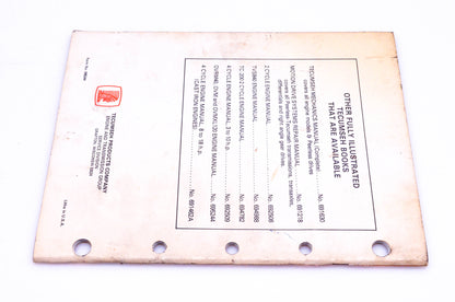 OEM Tecumseh 695244 Overhead Valve Engine Mechanic's Handbook