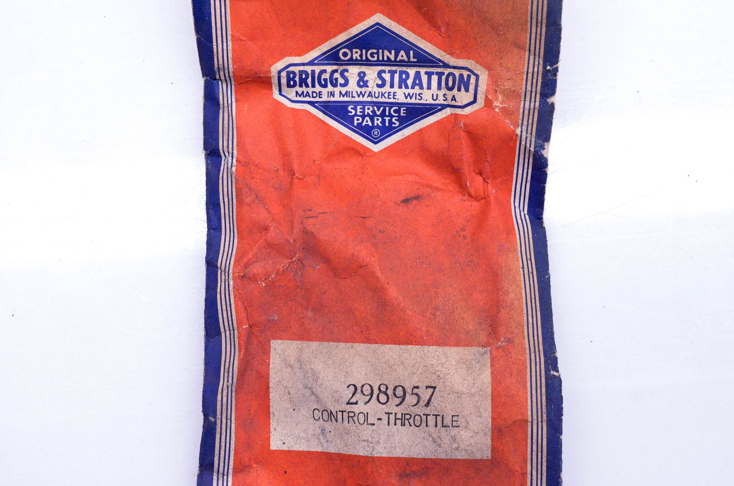 New OEM Briggs & Stratton 298957 Throttle Control Slide NOS
