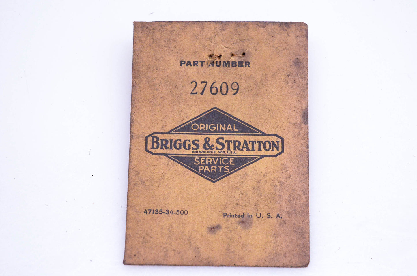 New OEM Briggs & Stratton 27609 Carburetor Gaskets Qty 2 NOS