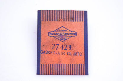New OEM Briggs & Stratton 27423 Air Cleaner Gasket NOS