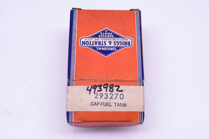 New OEM Briggs & Stratton 293270, 493982 Fuel Tank Cap NOS