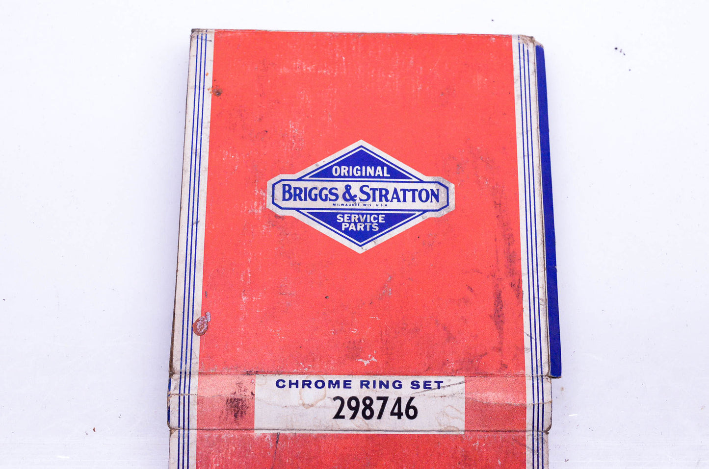 New OEM Briggs & Stratton 298746 Piston Ring Kit NOS