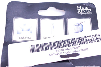 Hair Ringz 74020 Antique Rose Hair Ring NOS