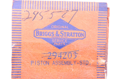 New OEM Briggs & Stratton 294203, 295587 Piston Kit NOS