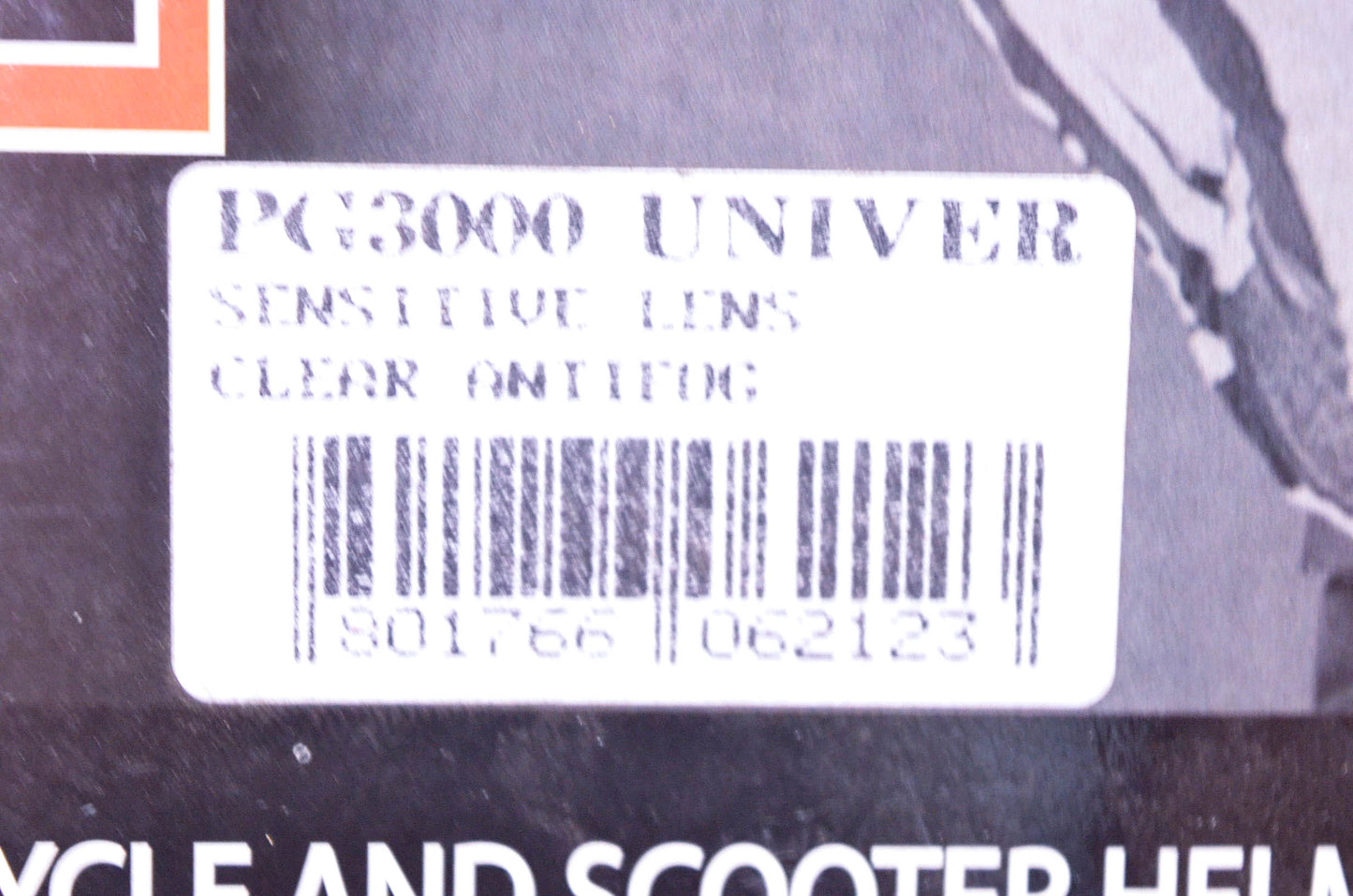 Progrip PG3000 Racevision No Fog Lens NOS