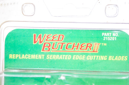 Weed Butcher 215201 Serrated Cutting Blade Replacement Kit NOS