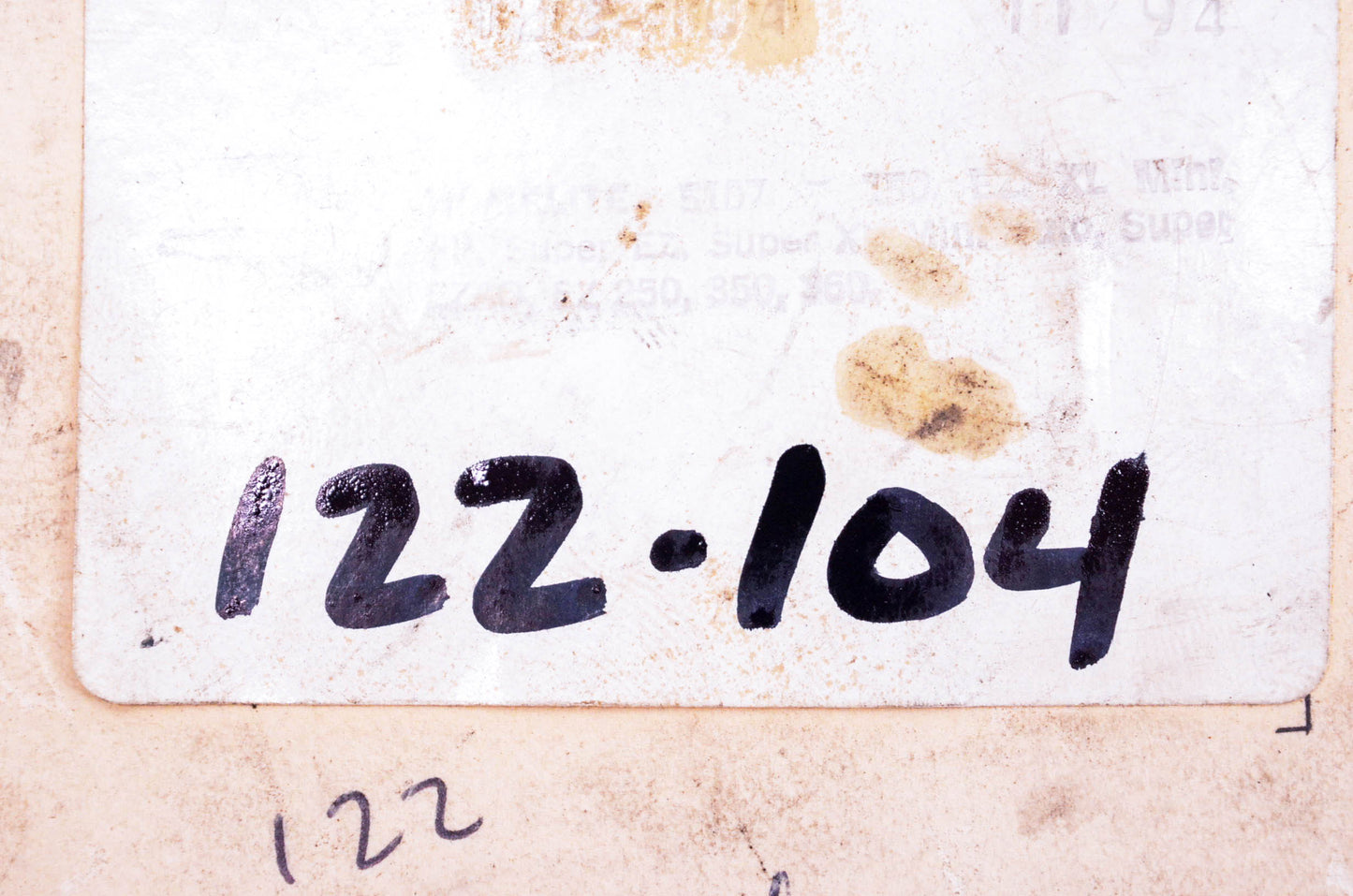 HERR 122-104 Starter Spring NOS
