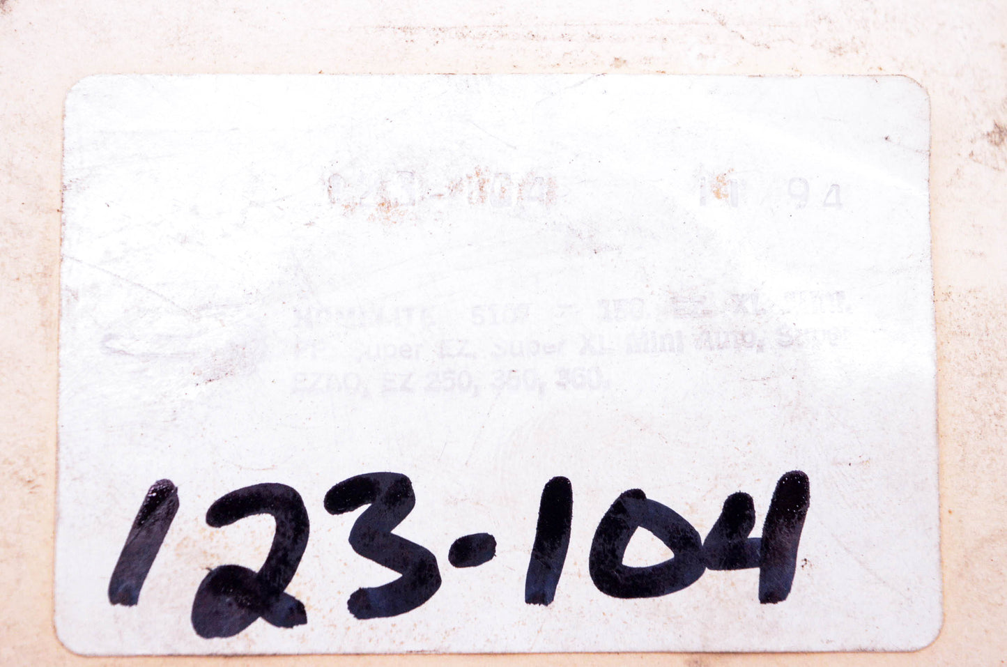 HERR 123-104 Starter Spring NOS