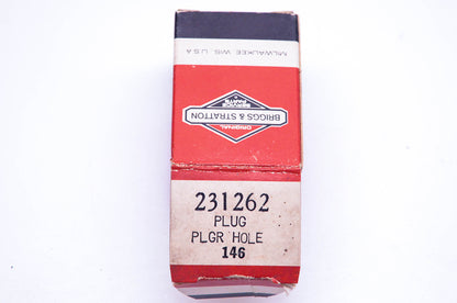 New OEM Briggs & Stratton 231262 Plunger Hole Plug Qty 2 NOS