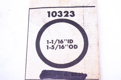 Sosmetal 10323 O Ring Qty 9 NOS