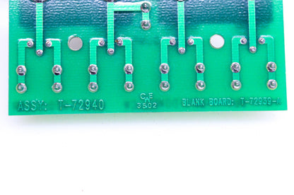 CWE T-72940, T-72939-A Circuit Board NOS
