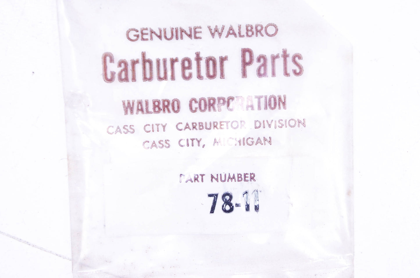 Walbro 78-11 Float Pin NOS