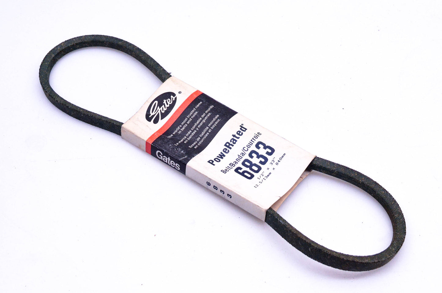 Gates 6833 Powerated V Belt NOS