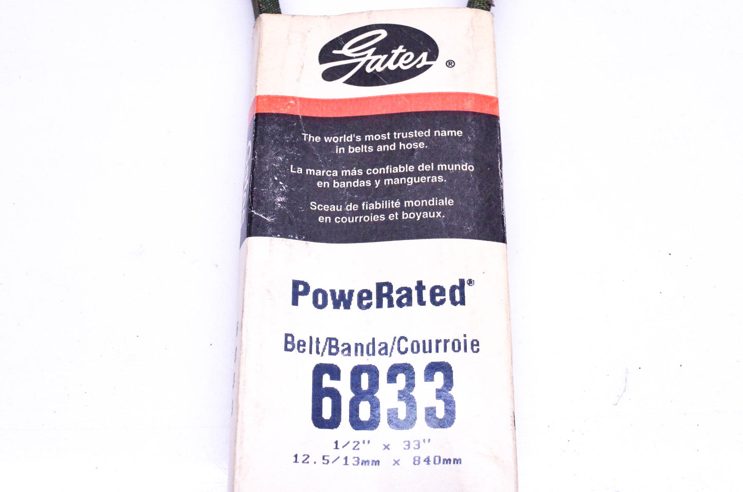Gates 6833 Powerated V Belt NOS