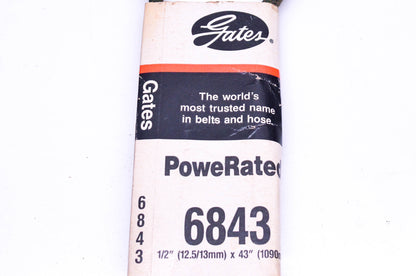 Gates 6843 Powerated V Belt NOS